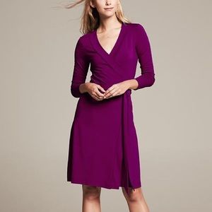 Gorgeous Blue Wrap Dress by Banana Republic, Gemma Style